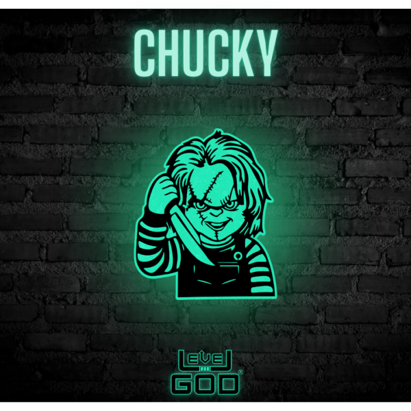 Cuadro Decorativo Fotoluminiscente Modelo Chucky