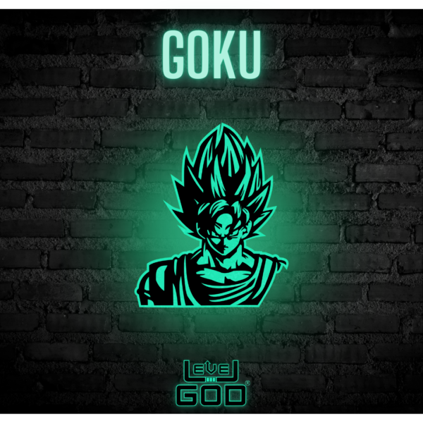 Cuadro Decorativo Fotoluminiscente Modelo Goku