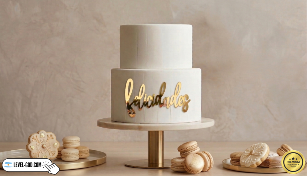 como vender mas toppers para torta en tu local en argentina exhibicion dorado